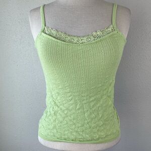 JW Style Light Green Tank Top Size M EUC
